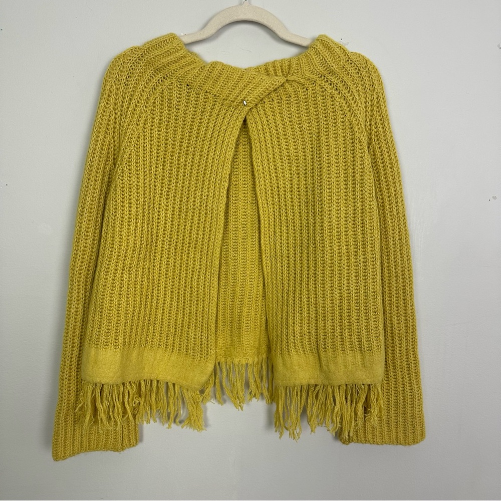 Sportmax Fringe Hem Open Back Sweater - Picture 3 of 8
